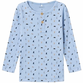 Ethical Name it Chambray Blue Dabbu Blouse Ethical