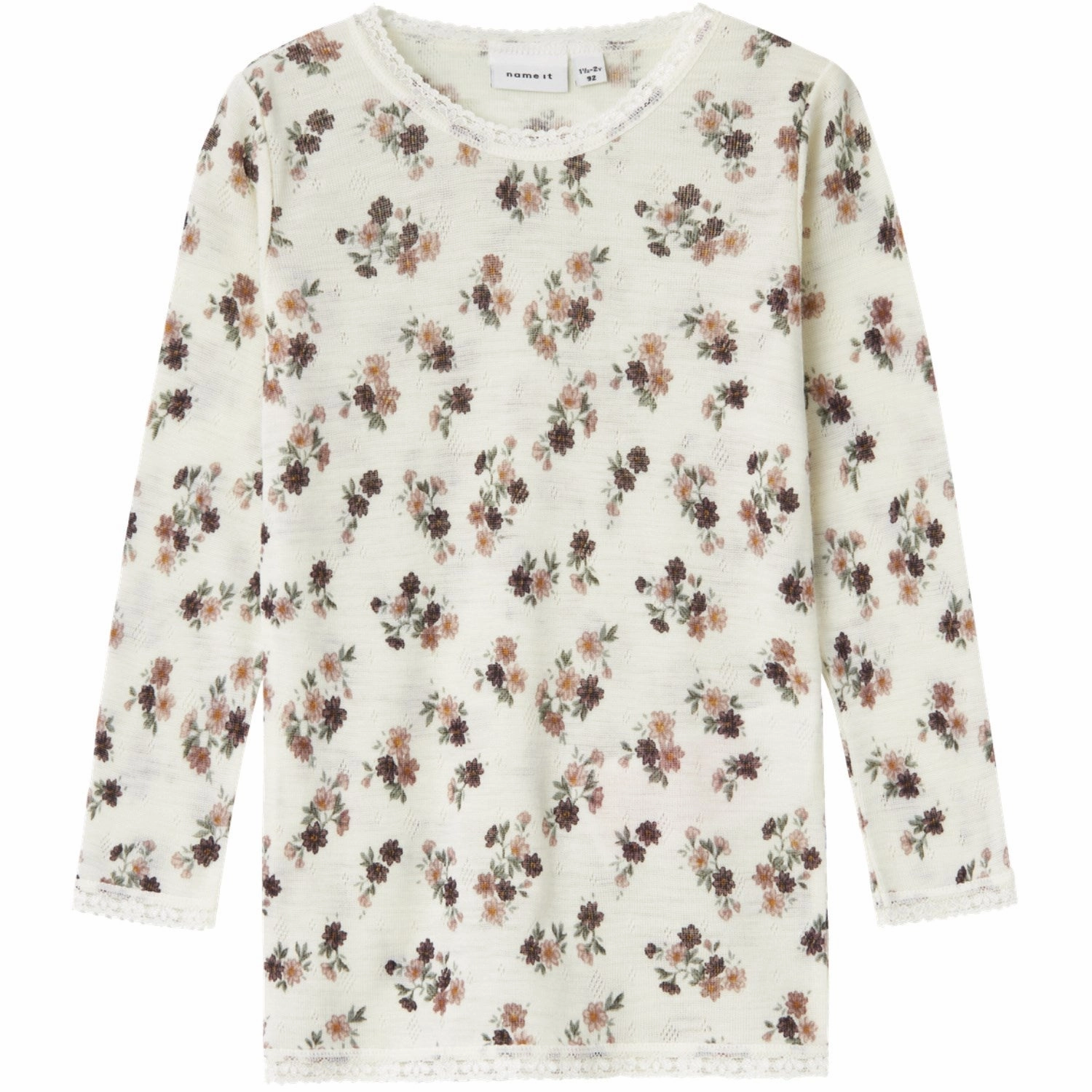 Ethical Name It Snow White Wang Wool Needle Blouse Noos Pioneer