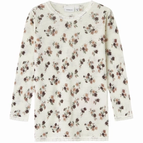 Ethical Name It Snow White Wang Wool Needle Blouse Noos Pioneer