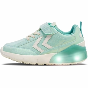 Everyday shoes Hummel Daylight Glitter Jr Sneakers Turquoise Moccasins