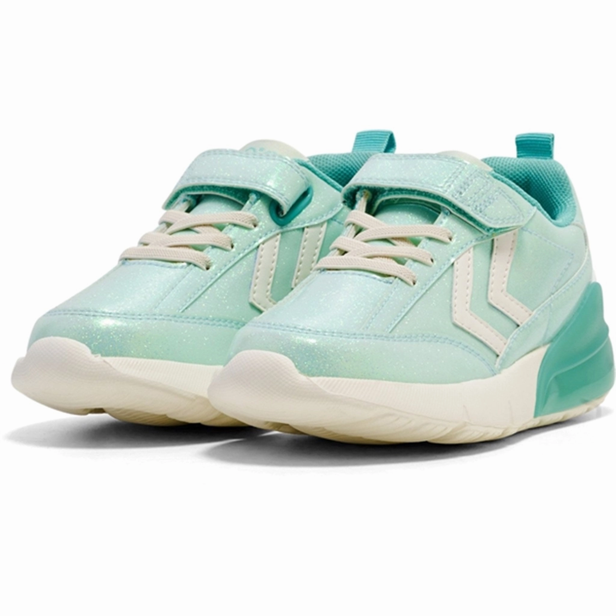 Everyday shoes Hummel Daylight Glitter Jr Sneakers Turquoise