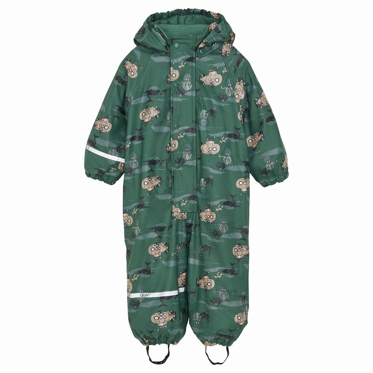 Excellence CeLaVi Smoke Pine Rain Suit - Aop, m. Fleece lining Magnetic