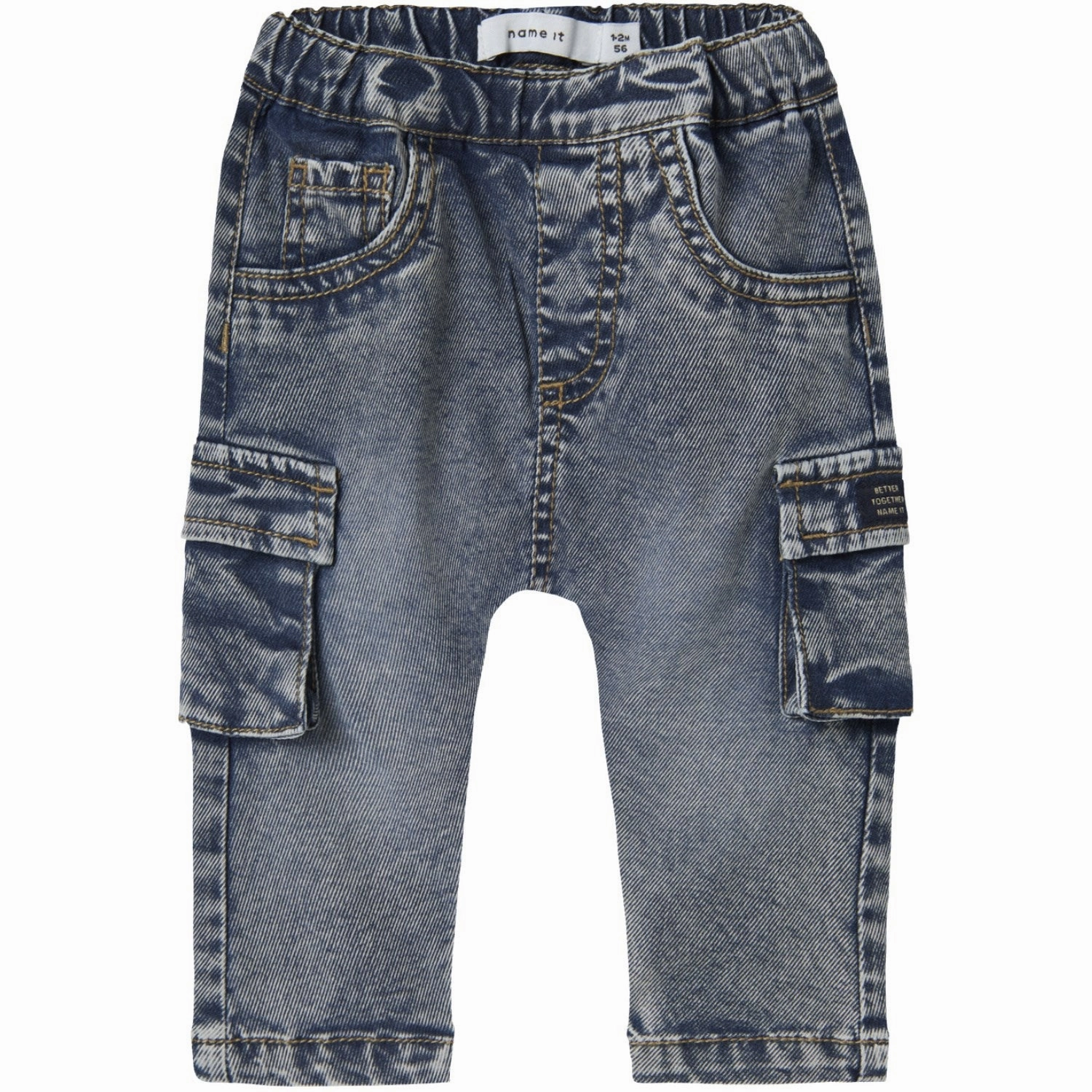 Name It Dark Blue Denim Nbmben Baggy Cargo Jeans 2727-Yb Noos Prestige Elite