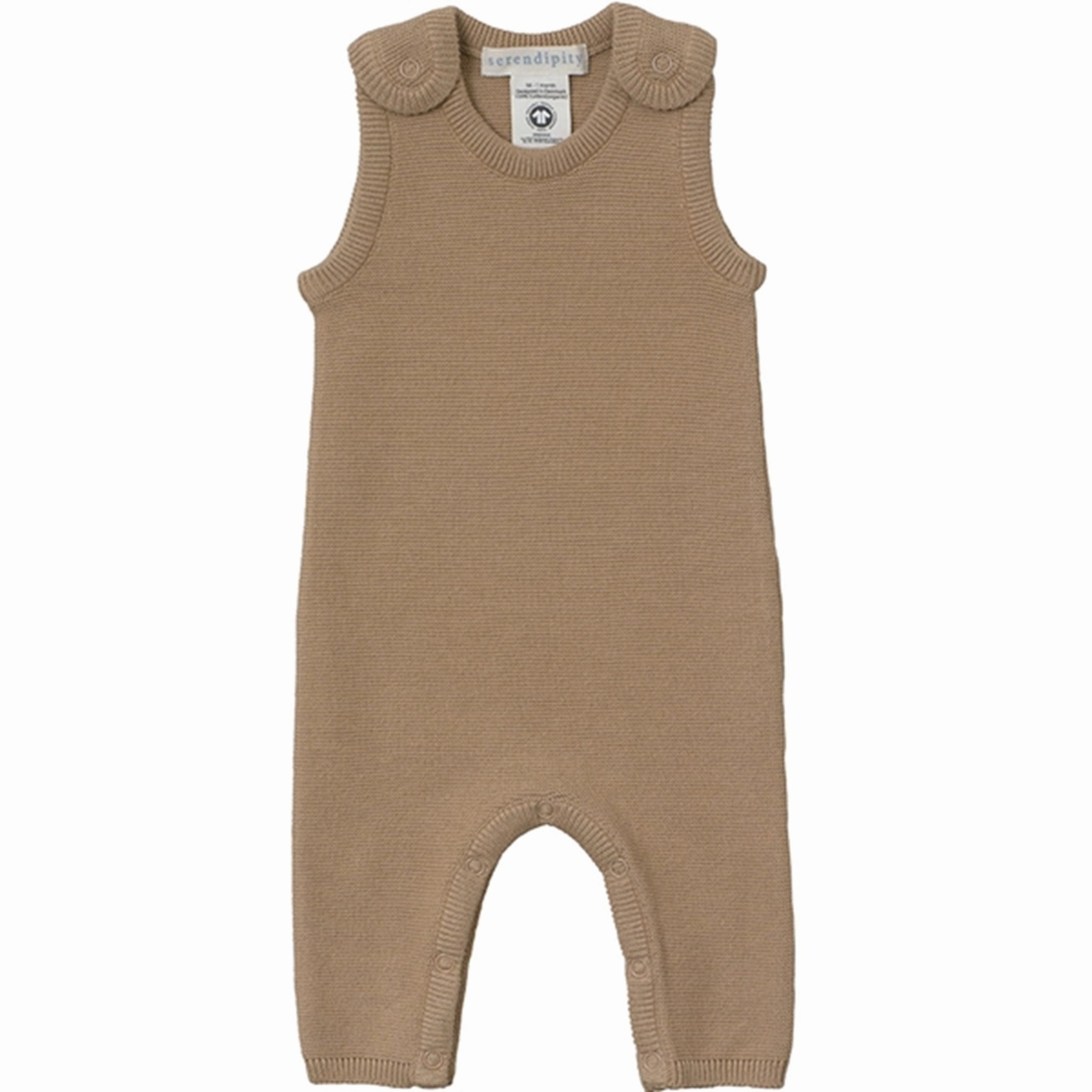 Serendipity Newborn Tan Romper Famous Pristine