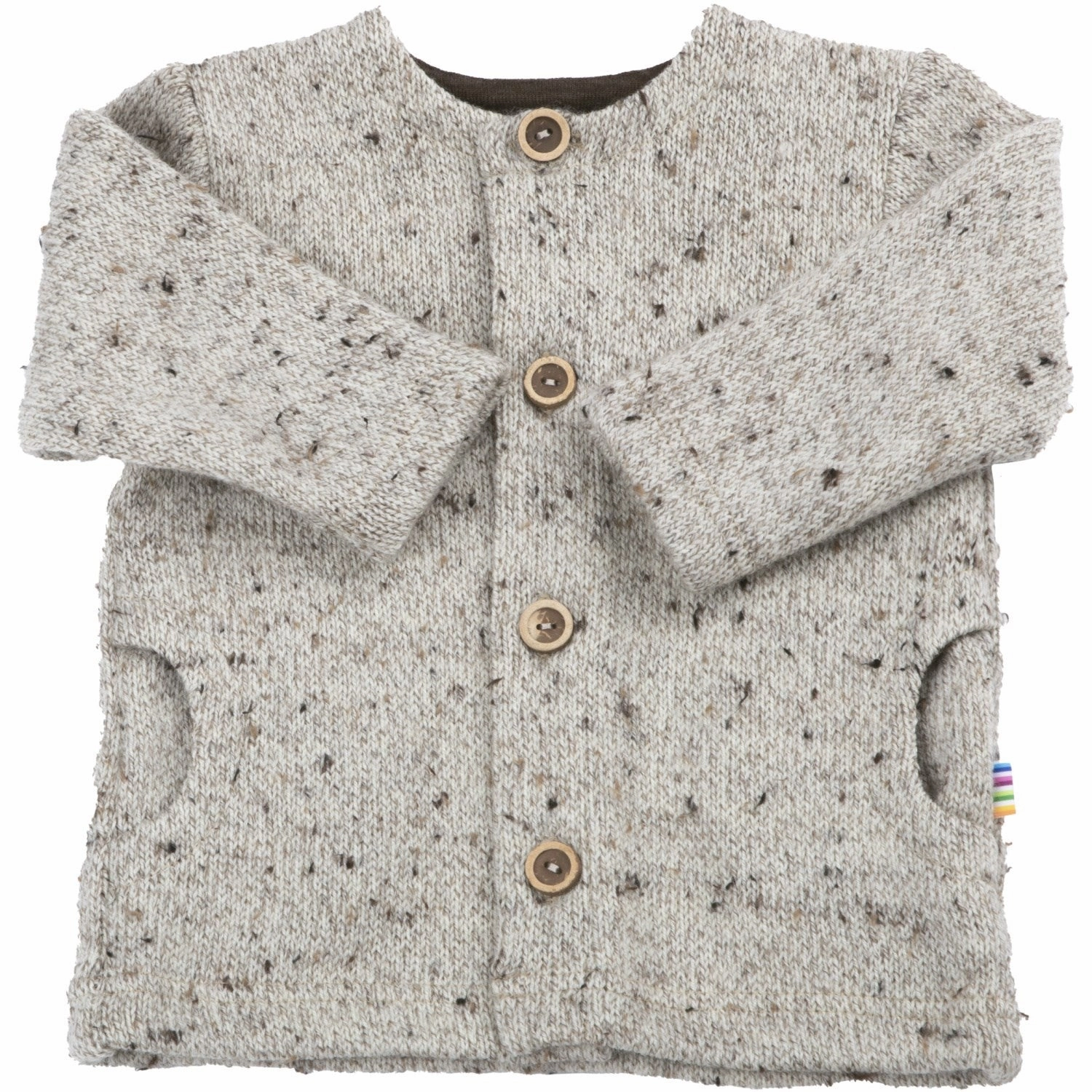 Exceptional Joha Wool Beige Cardigan Vintage