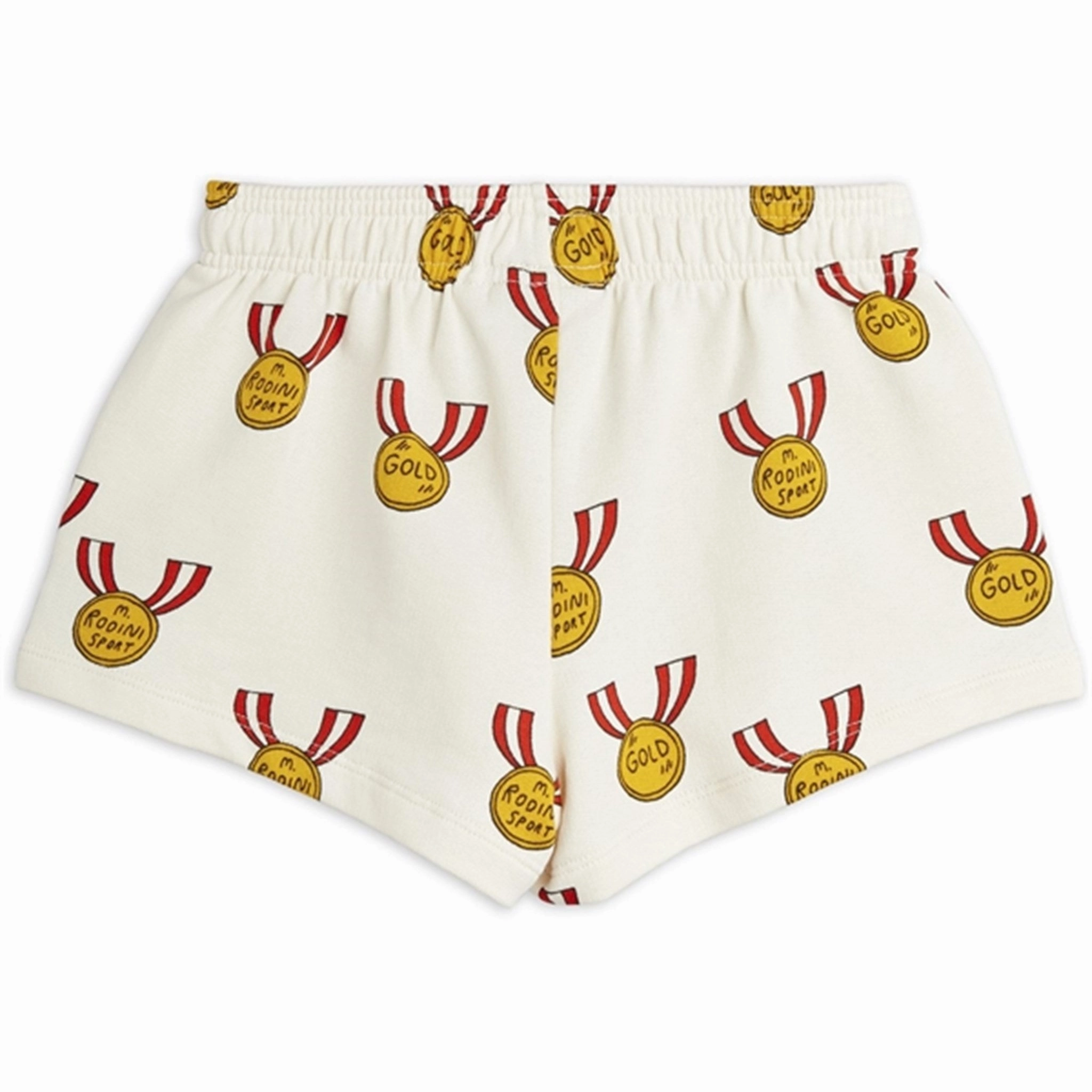 Exceptional Mini Rodini Grey Medals Aop Sweatshorts