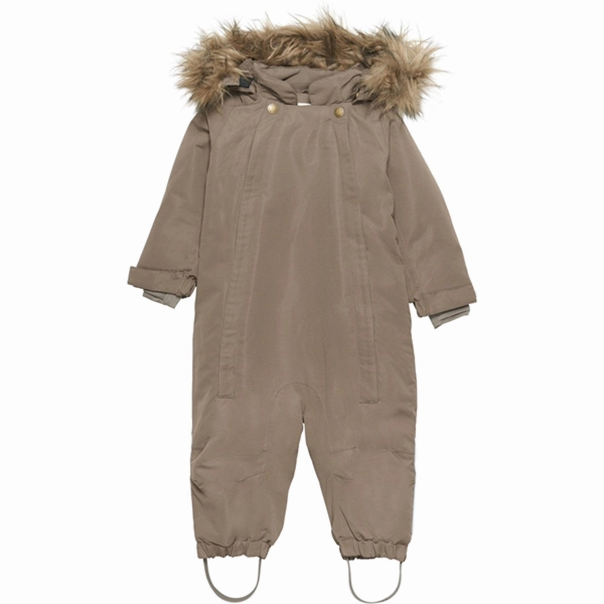 Excellence En Fant Snow Suit m. Faux Fur Chocolate Chip Magnetic
