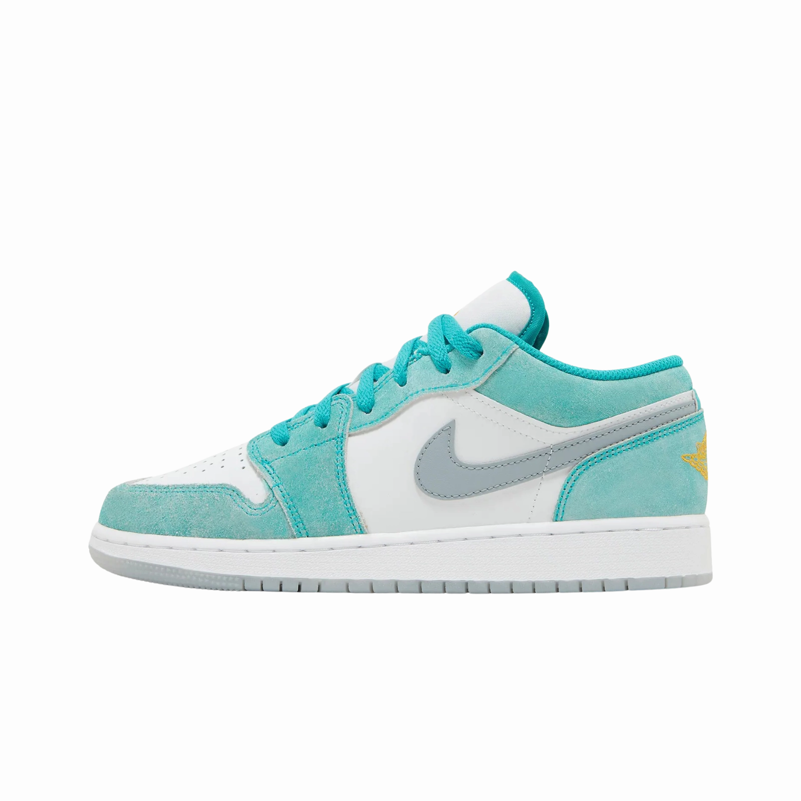 Exclusive footwear Jordan 1 Low New Emerald (GS) Designer apparel