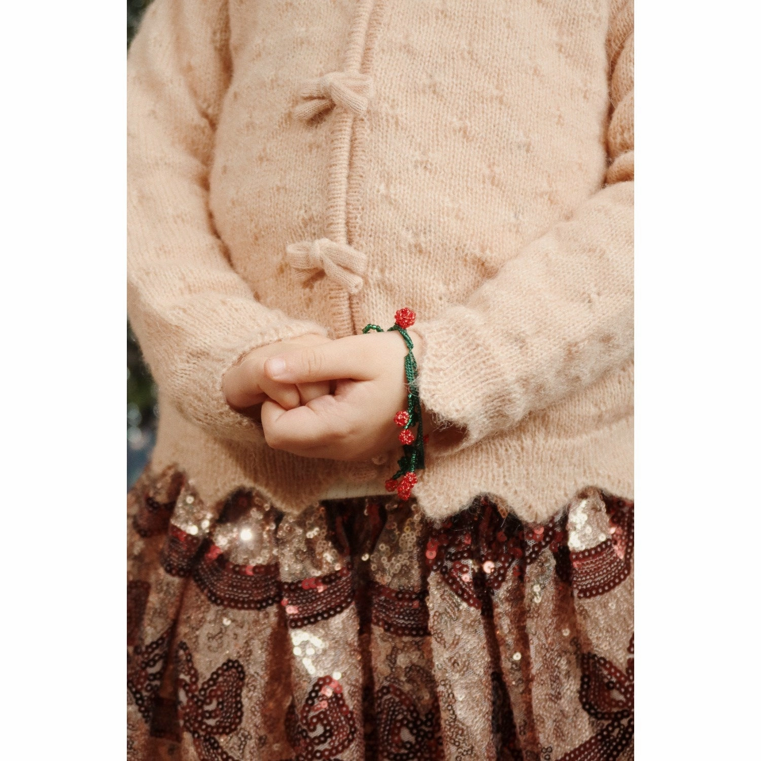 Exclusive Konges Sljd Light Rose Smilla Knit Cardigan