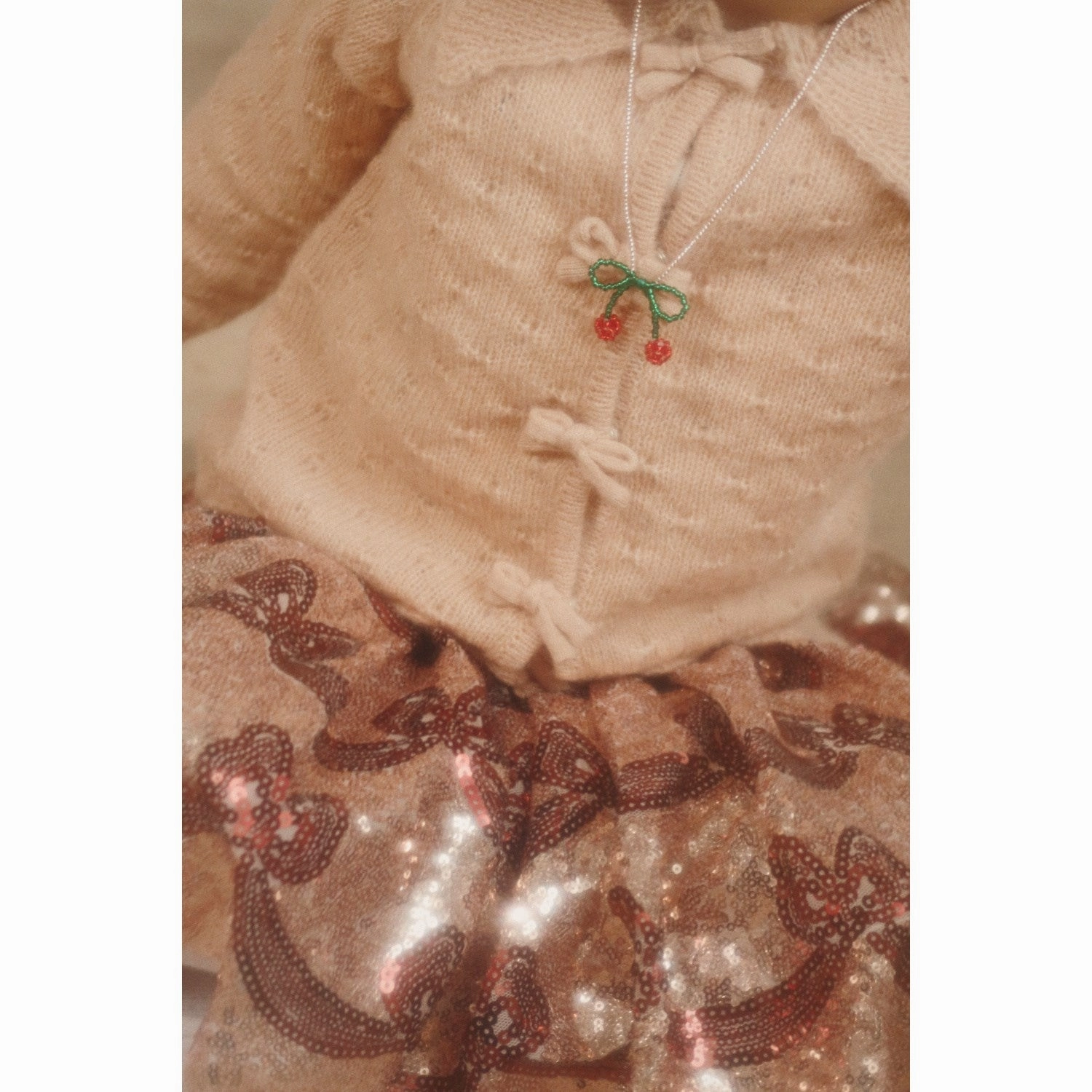 Exclusive Konges Sljd Light Rose Smilla Knit Cardigan