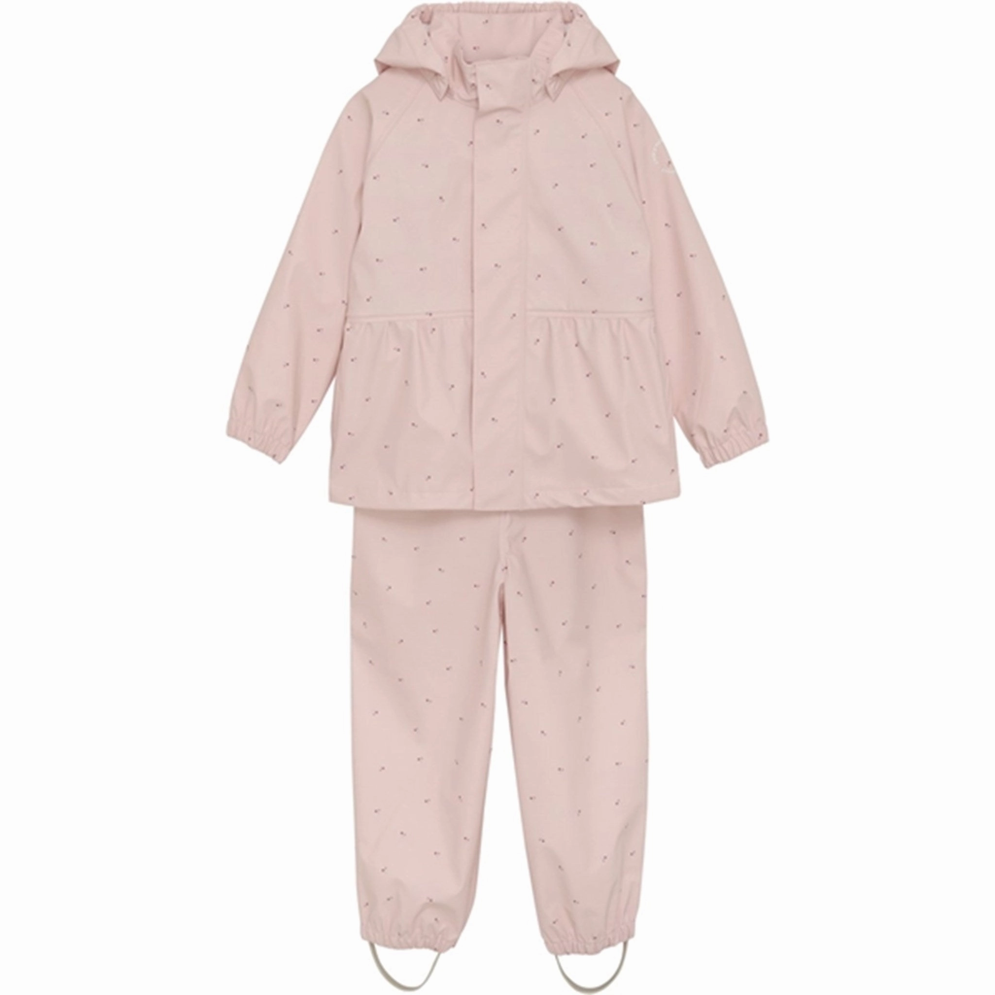 Expressive En Fant Rainwear Set Peach Whip Magnetic