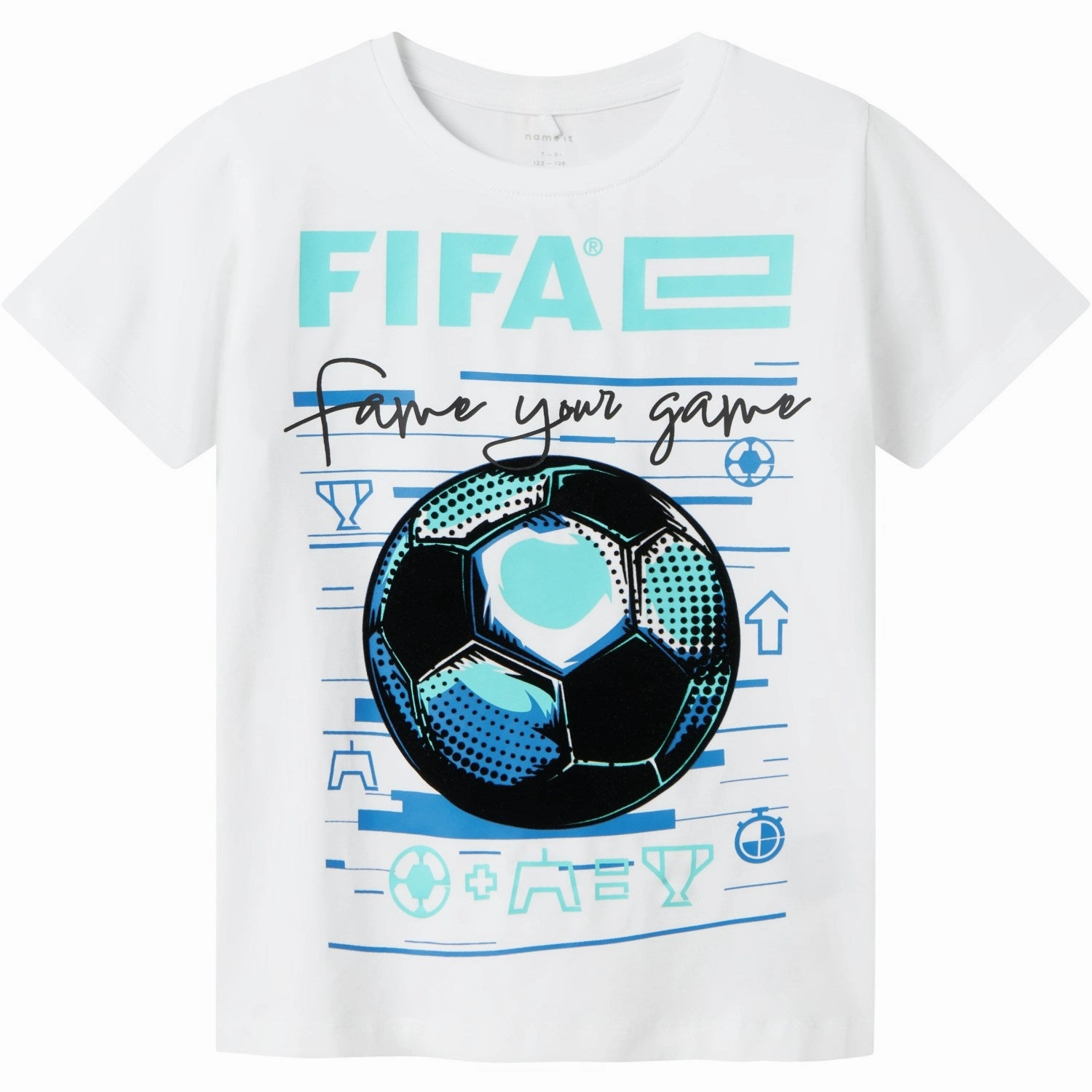 Expressive Name It Bright White Adian Fifa E T-Shirt Premium Quality