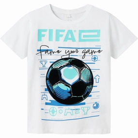 Expressive Name It Bright White Adian Fifa E T-Shirt Premium Quality