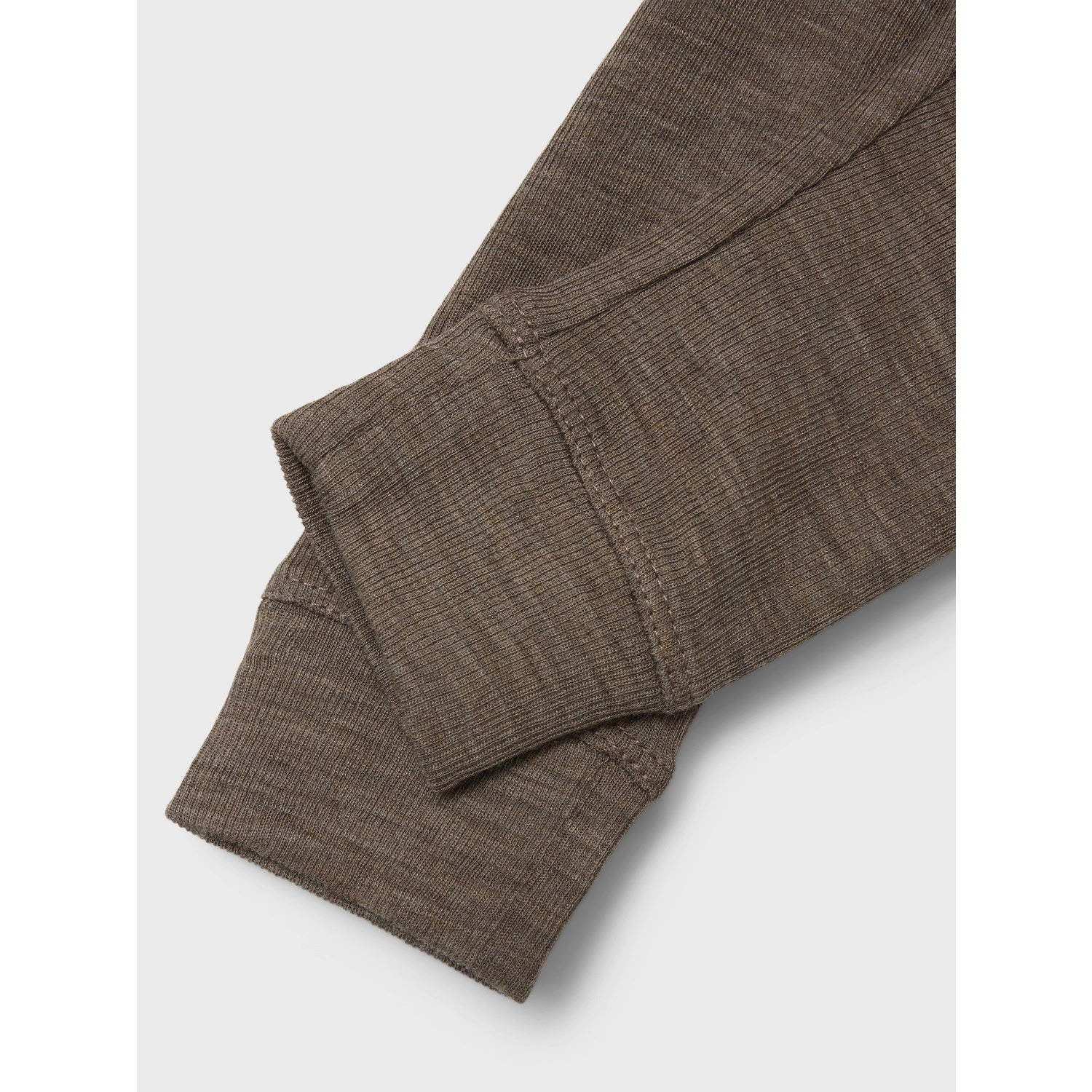 Exquisite Name It Walnut Wossa Wool/Silk Rib Long Johns