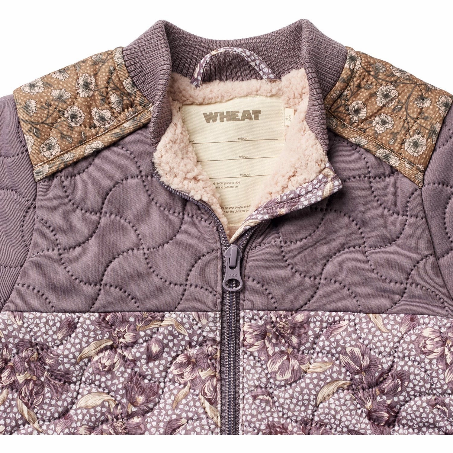 Exquisite Wheat Lilac Tulips Thermo Jacket Hadis
