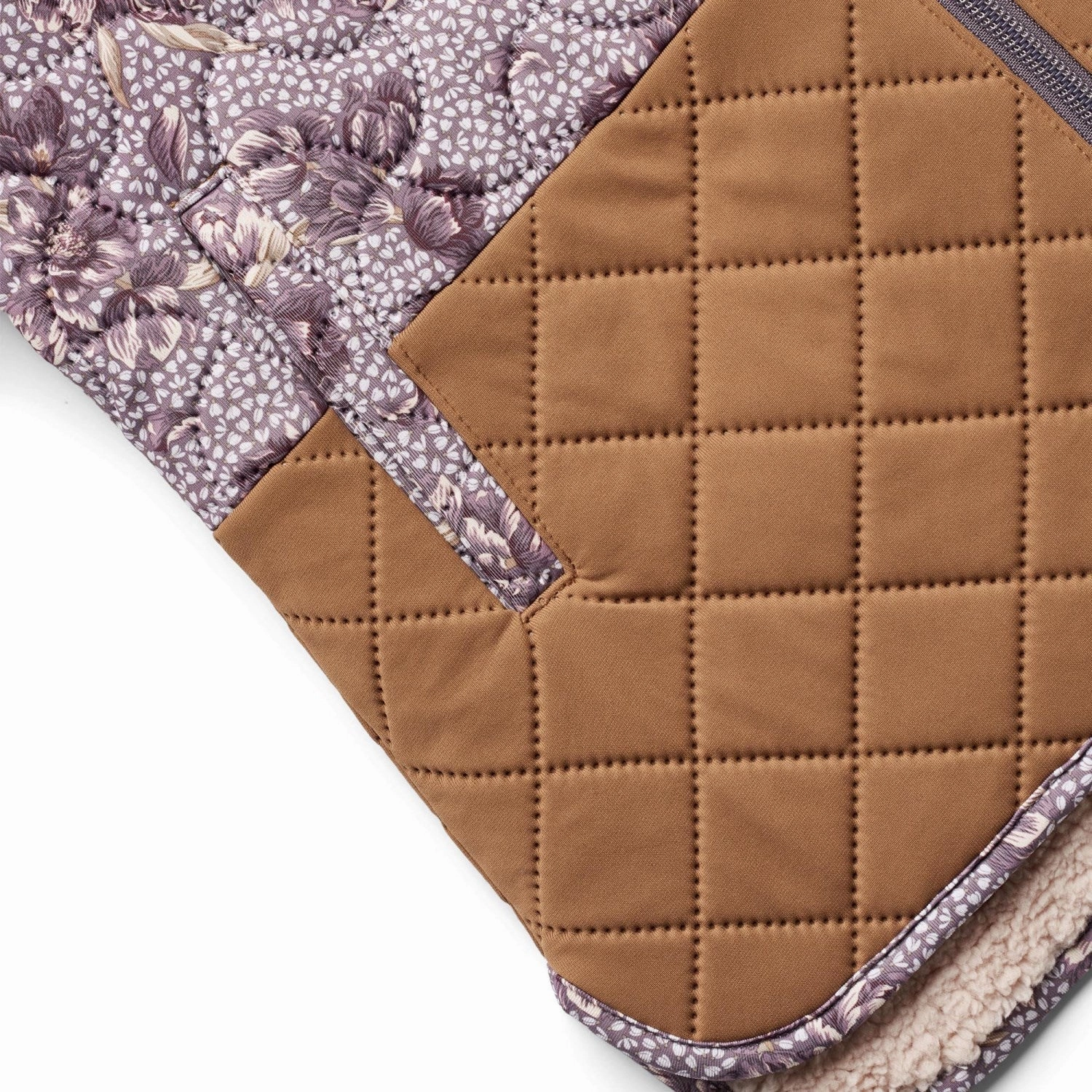 Exquisite Wheat Lilac Tulips Thermo Jacket Hadis
