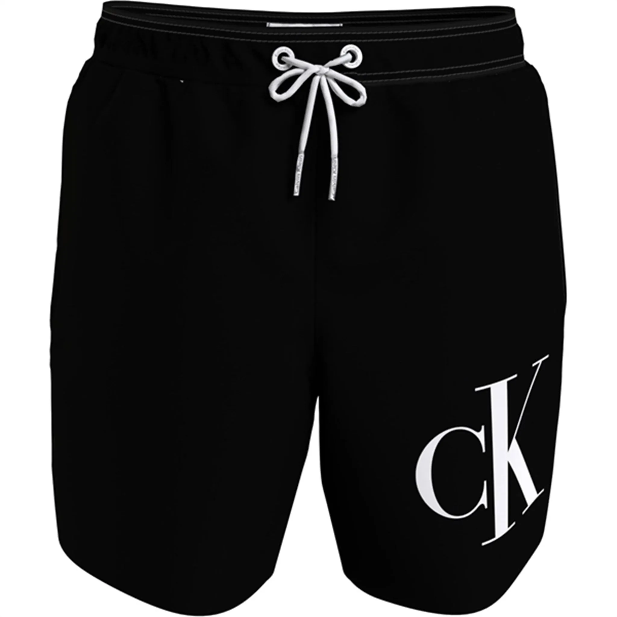 Famous Calvin Klein Medium Drawstring Swim Trunks Pvh Black Unique