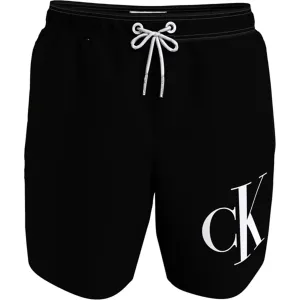 Famous Calvin Klein Medium Drawstring Swim Trunks Pvh Black Unique