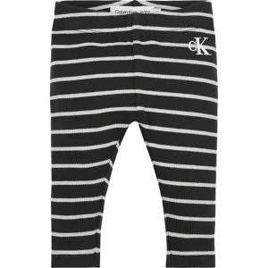 Famous Calvin Klein Rib Stripe Legging Black Stripe Pioneer