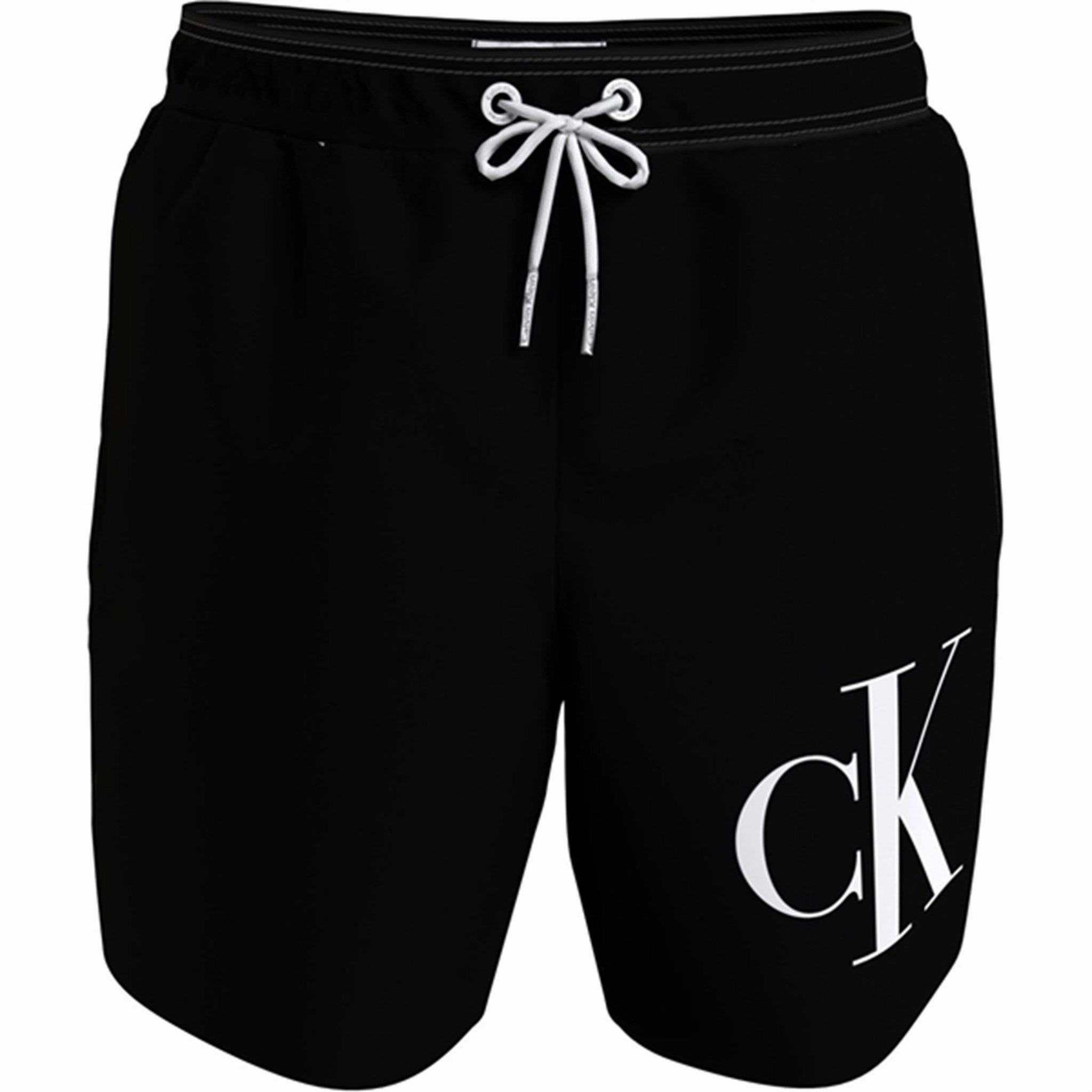 Famous Calvin Klein Medium Drawstring Swim Trunks Pvh Black Unique