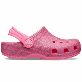 Famous Crocs Classic Glitter Clog Pink Lemonade Cutting-edge