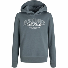 Famous Jack & Jones Junior Stormy Weather Big Print Jjmakoto Sweat Hood Jnr Leadership