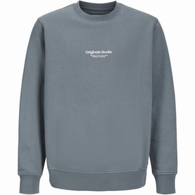 Famous Jack & Jones Junior Stormy Weather Vesterbro Sweatshirt Crew Neck Noos Sublime