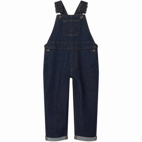 Famous Name It Dark Blue Denim Unwashed Rocco Denim Overall Ethical