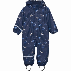 Fashion CeLaVi Rainwear Suit w. Fleece Pageant Blue Majestic
