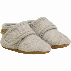 Fashion En Fant Baby Wool Slippers Sand Melange Artistic
