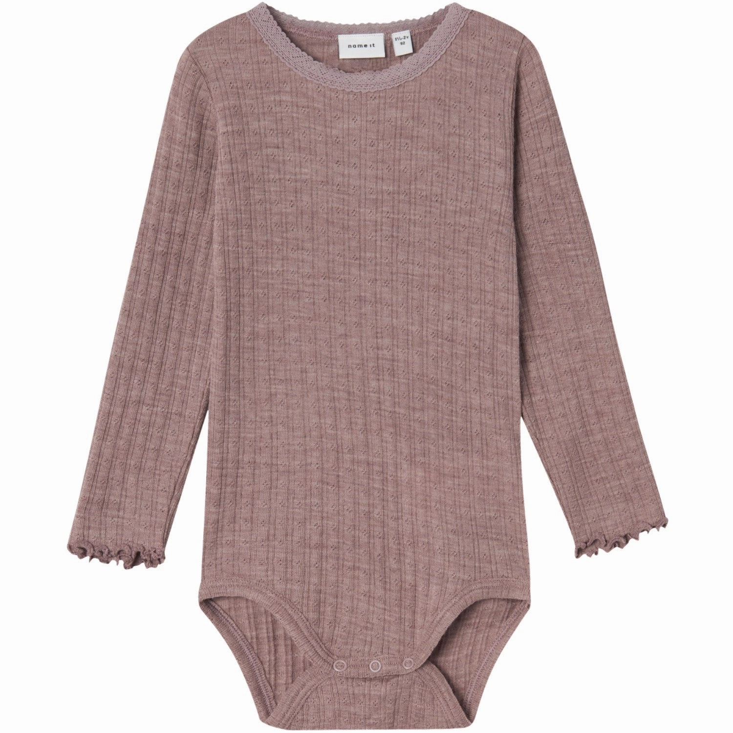 Fashion Name It Purple Dove Wossa Wool/Silk Rib Body Artisanal