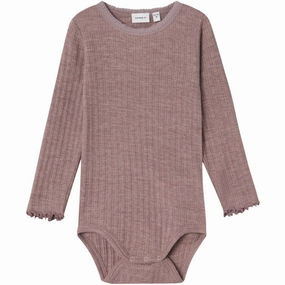 Fashion Name It Purple Dove Wossa Wool/Silk Rib Body Artisanal