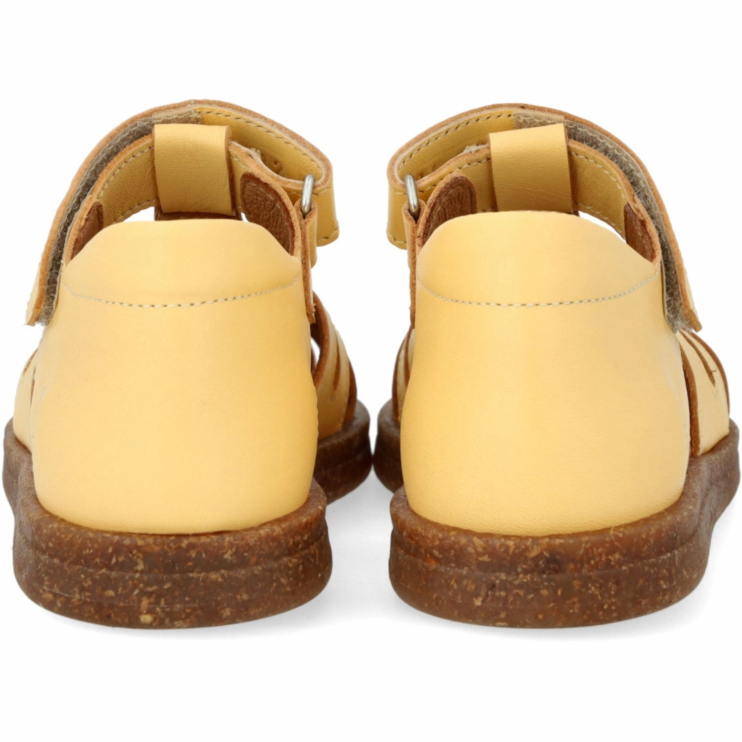 Fashion shoes Angulus Mellow Yellow/Pineapple Glitter Leather Heart Sandal with Sparkling Glitter Heart
