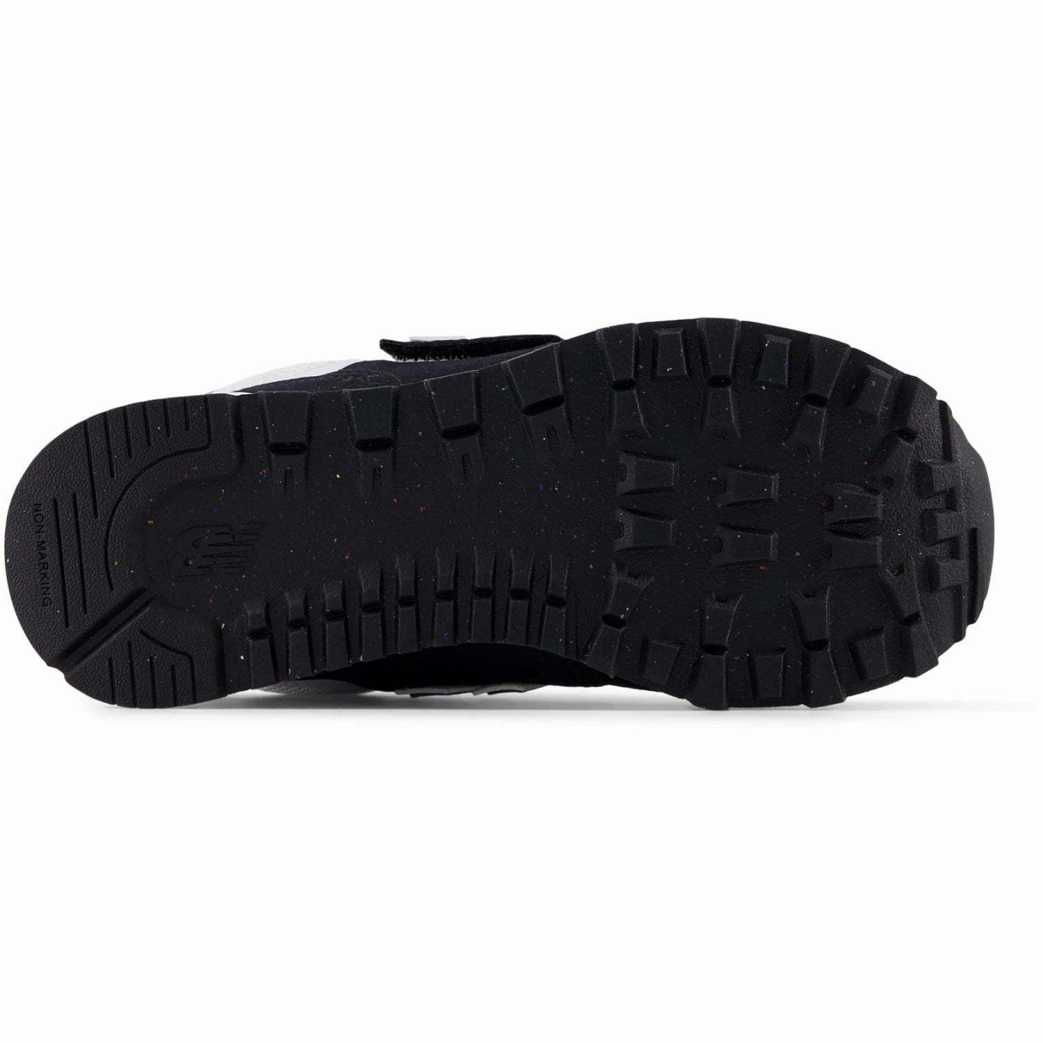 Fashion shoes New Balance Black 574 Kids Hook & Loop Sneakers