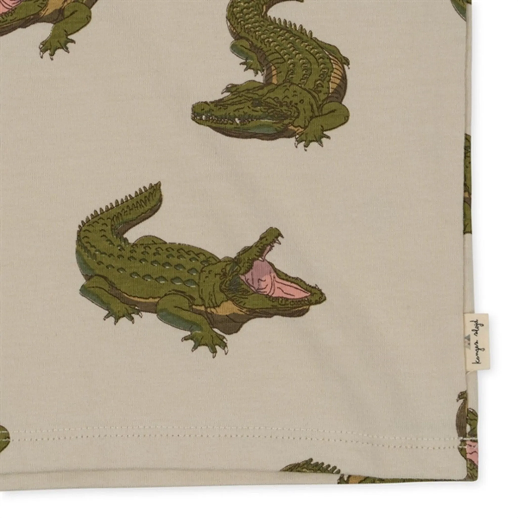 Fashionable Konges Sljd Crocodile 2-pack Lin Set
