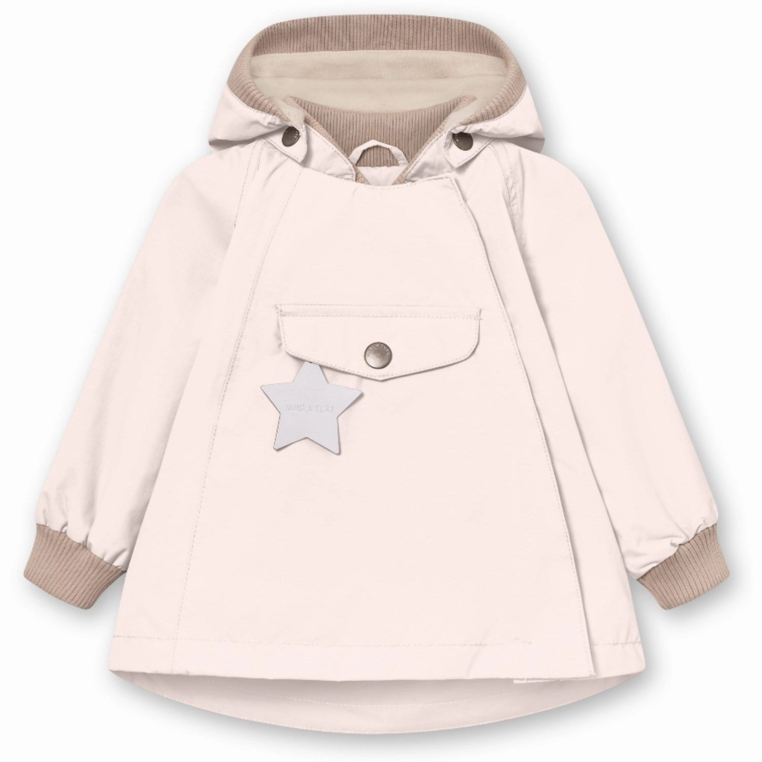 Fashionable Mini A ture Silver Peony Wai Fleece Lined Spring Jacket. GRS Trendy