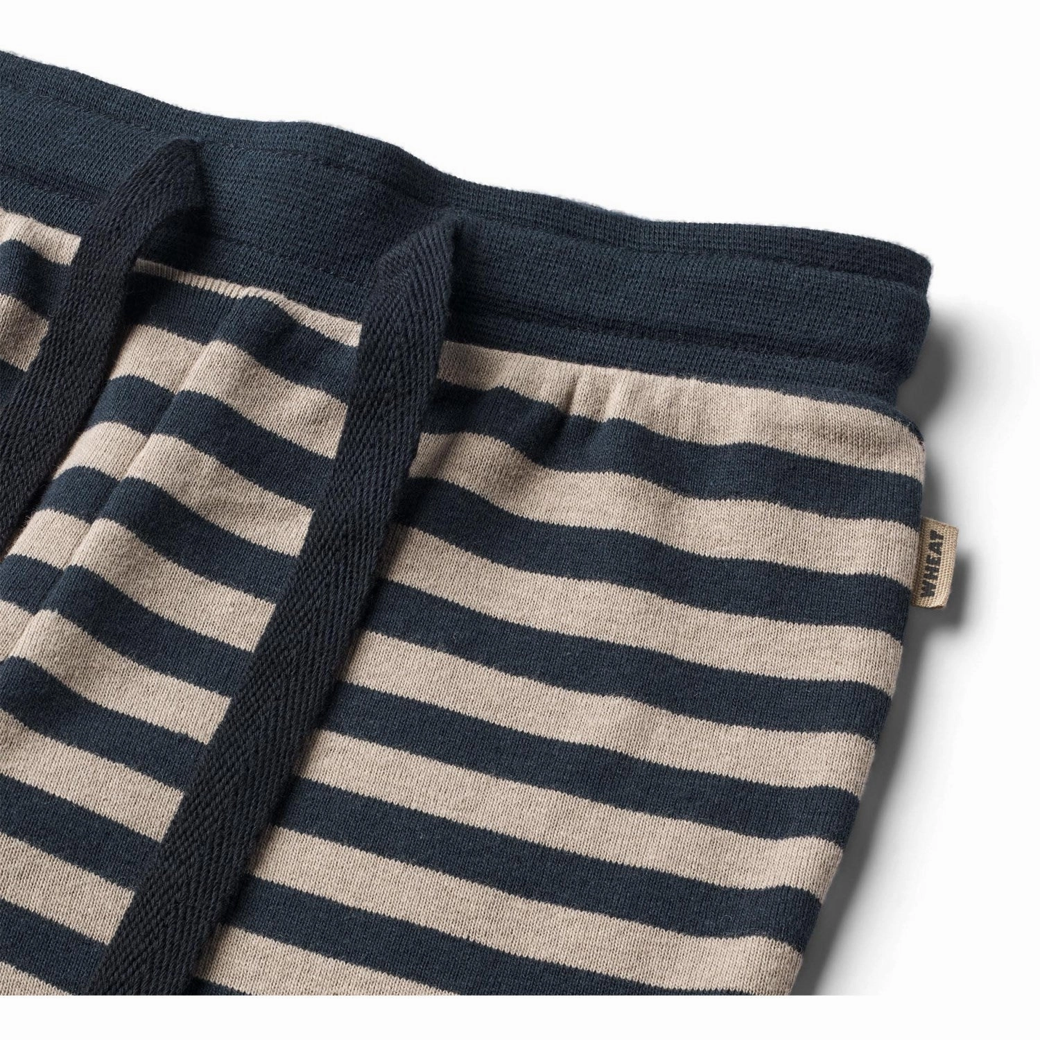 Fashionable Wheat Navy Stripe Jersey Sweatpants Leo