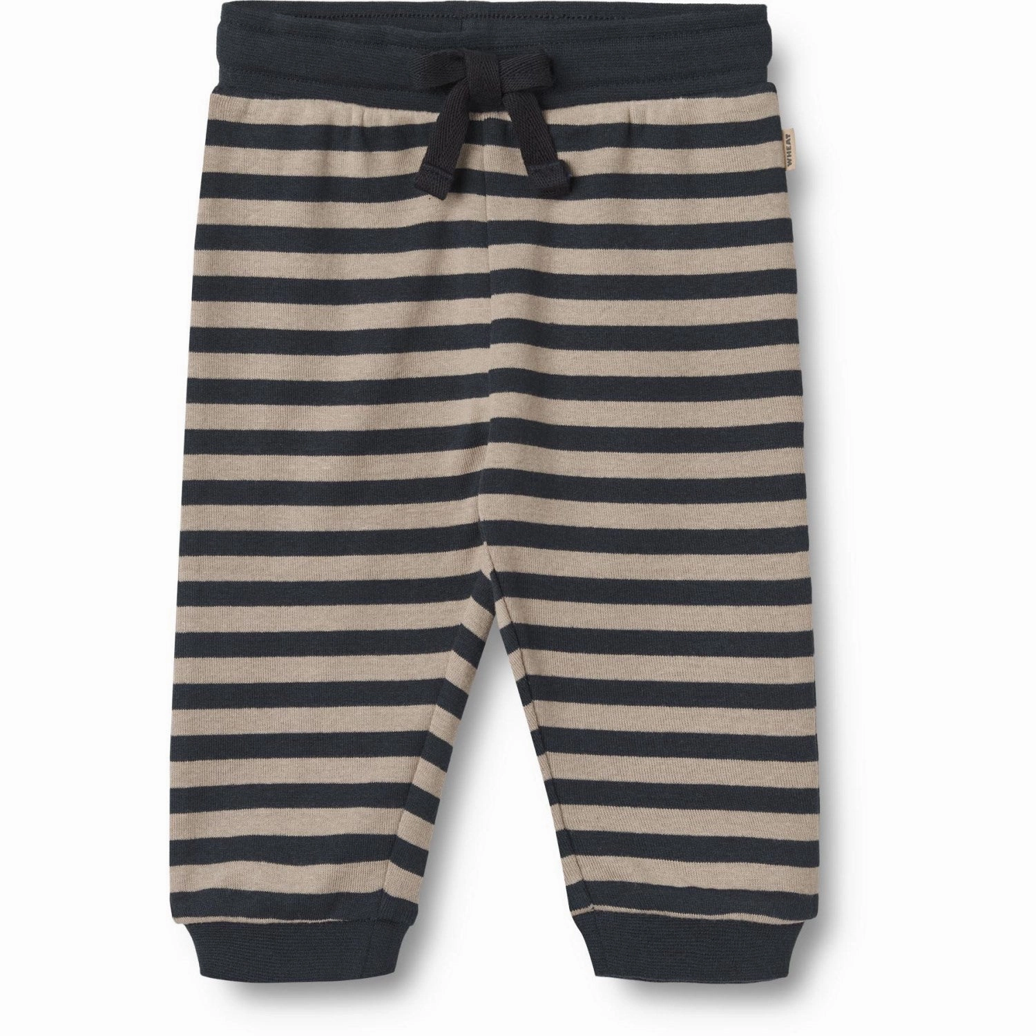 Fashionable Wheat Navy Stripe Jersey Sweatpants Leo Nylon