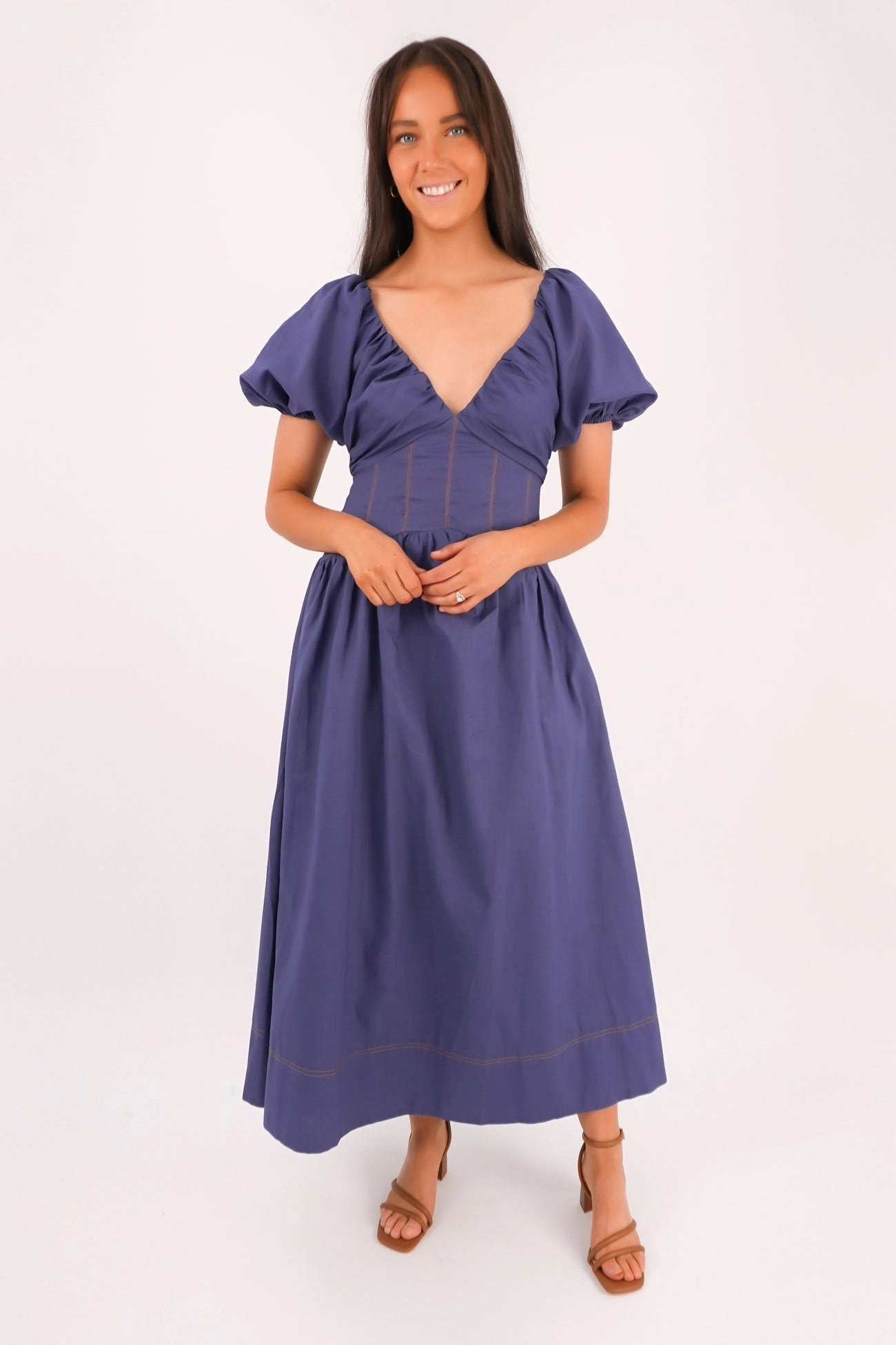 Fate Midi Dress Blue sale jellycat