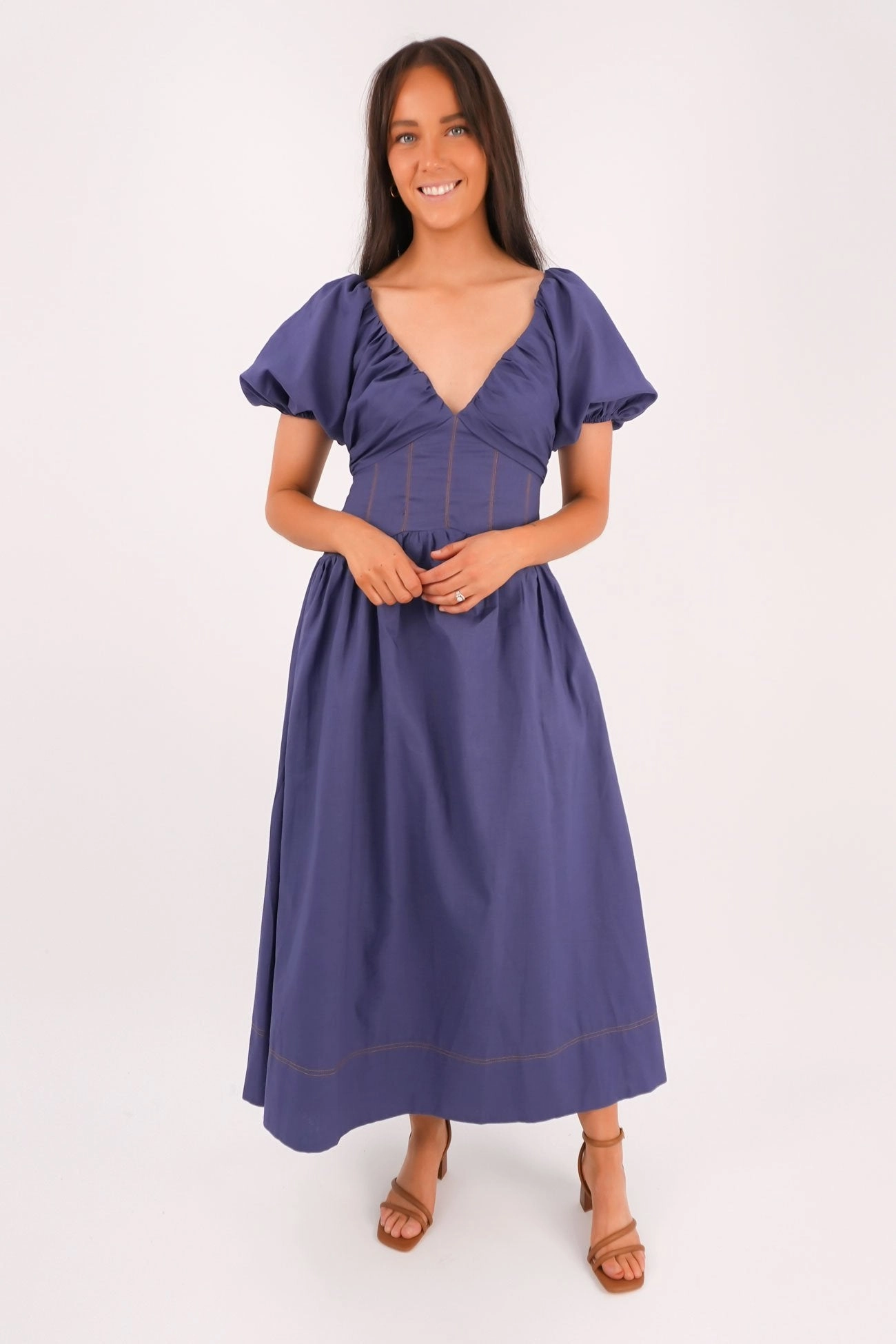Fate Midi Dress Blue sale jellycat