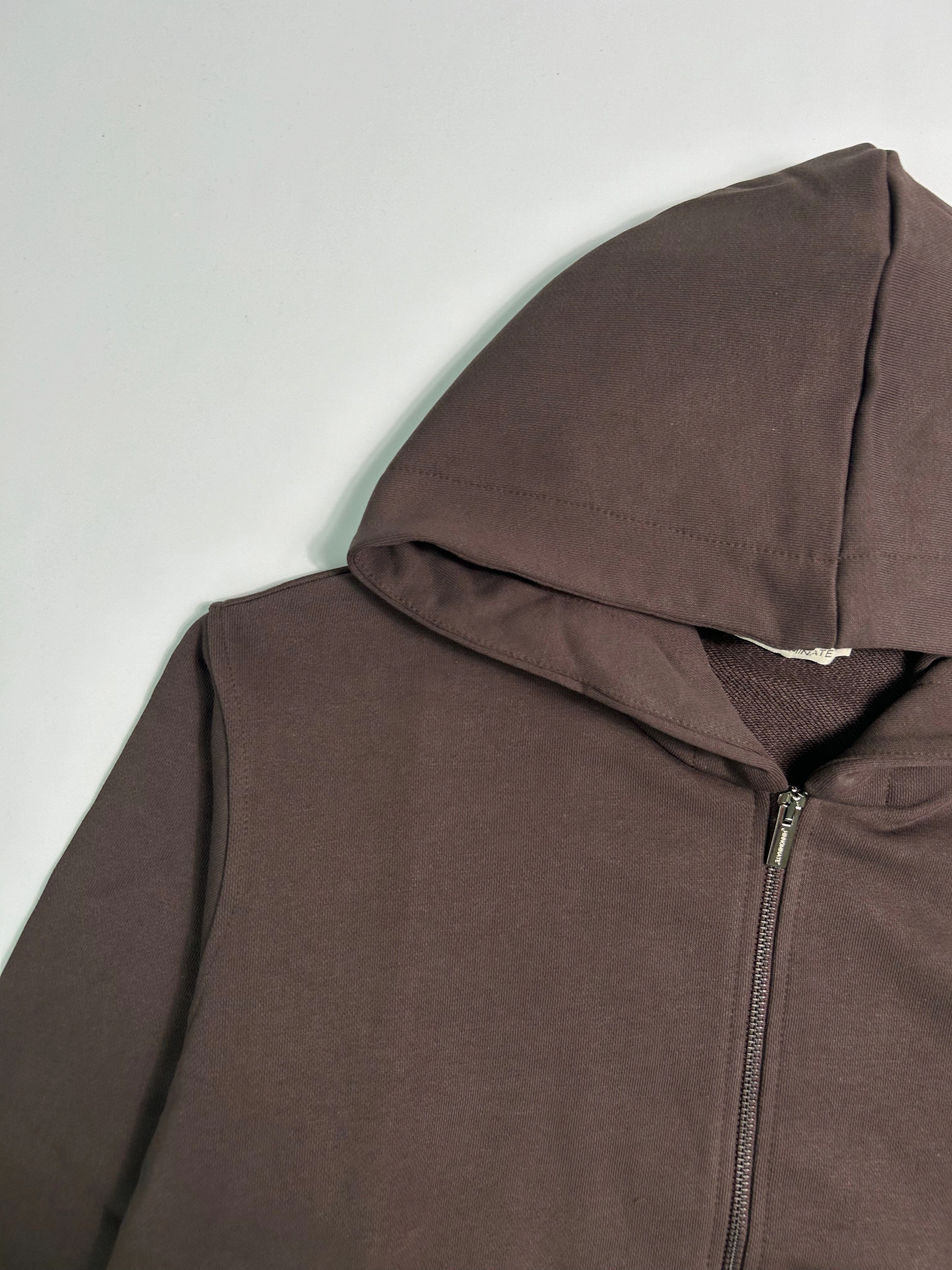 Felpa Cappuccio Full Zip Corta Con Stampa Sul Davanti new arrival miladys dress miladys new arrivals tops