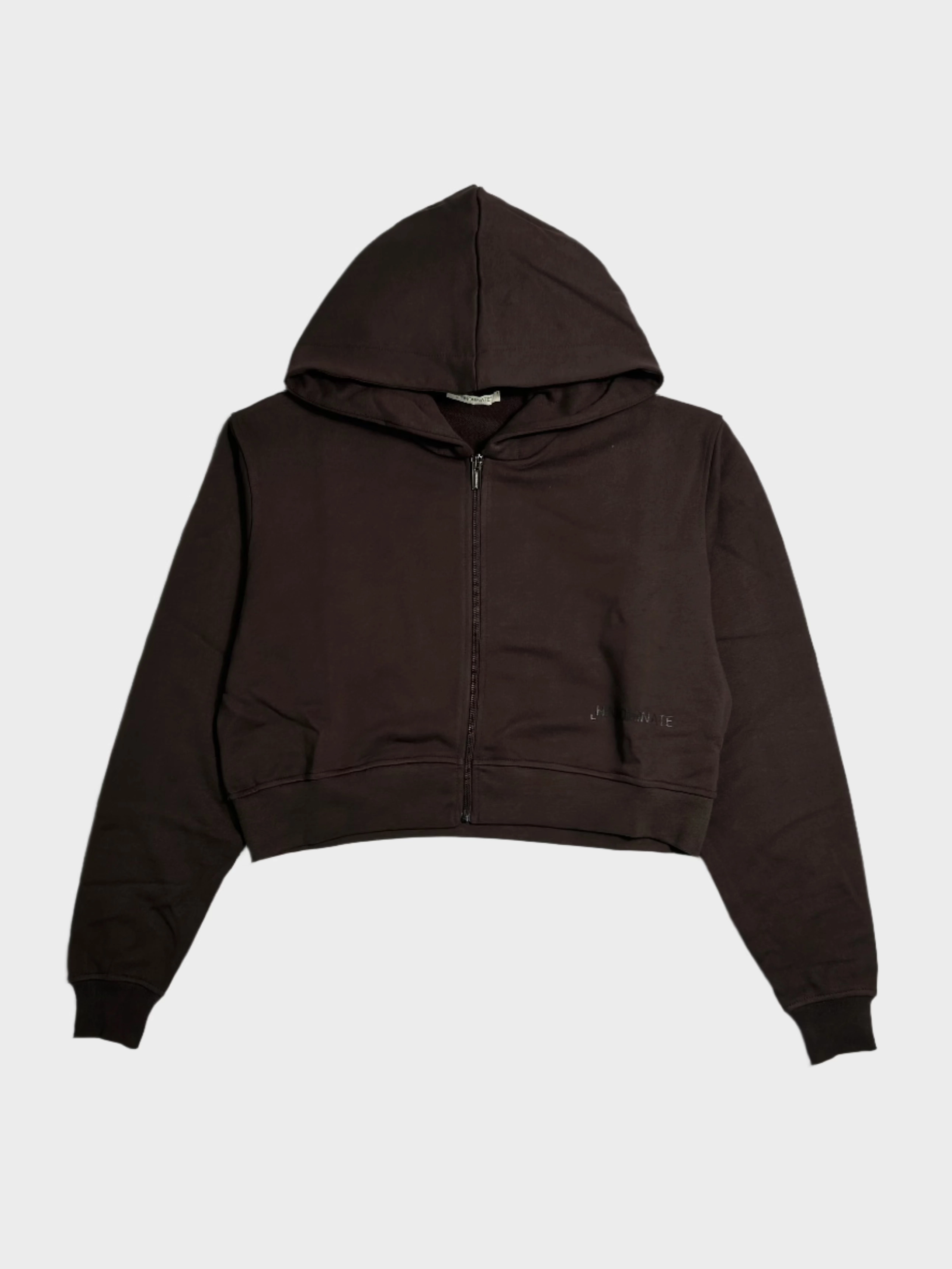 new arrivals payetli elbise Felpa Cappuccio Full Zip Corta Con Stampa Sul Davanti new arrivals payetli elbise new album releases this week