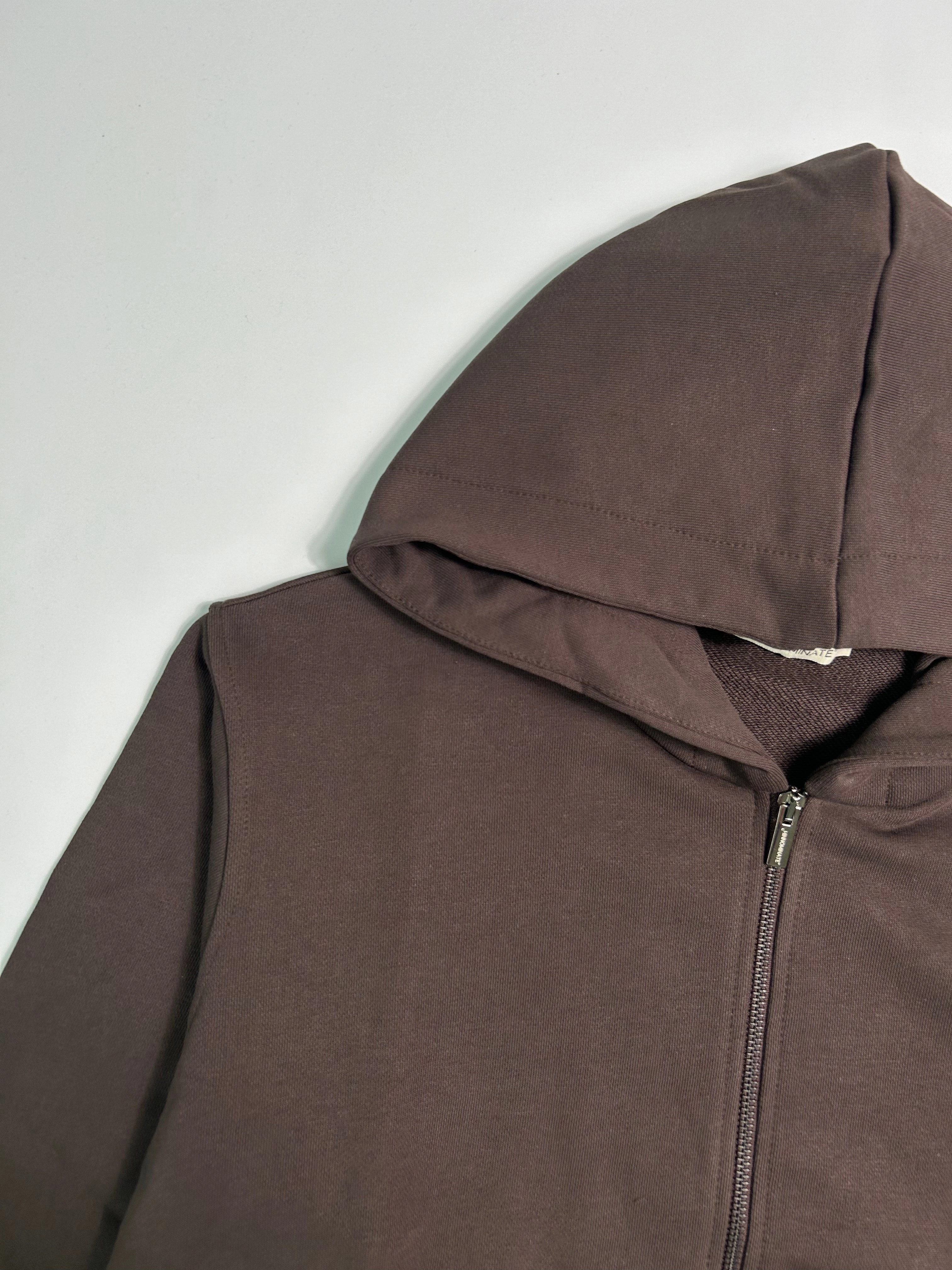 Felpa Cappuccio Full Zip Corta Con Stampa Sul Davanti new arrival miladys dress miladys new arrivals tops