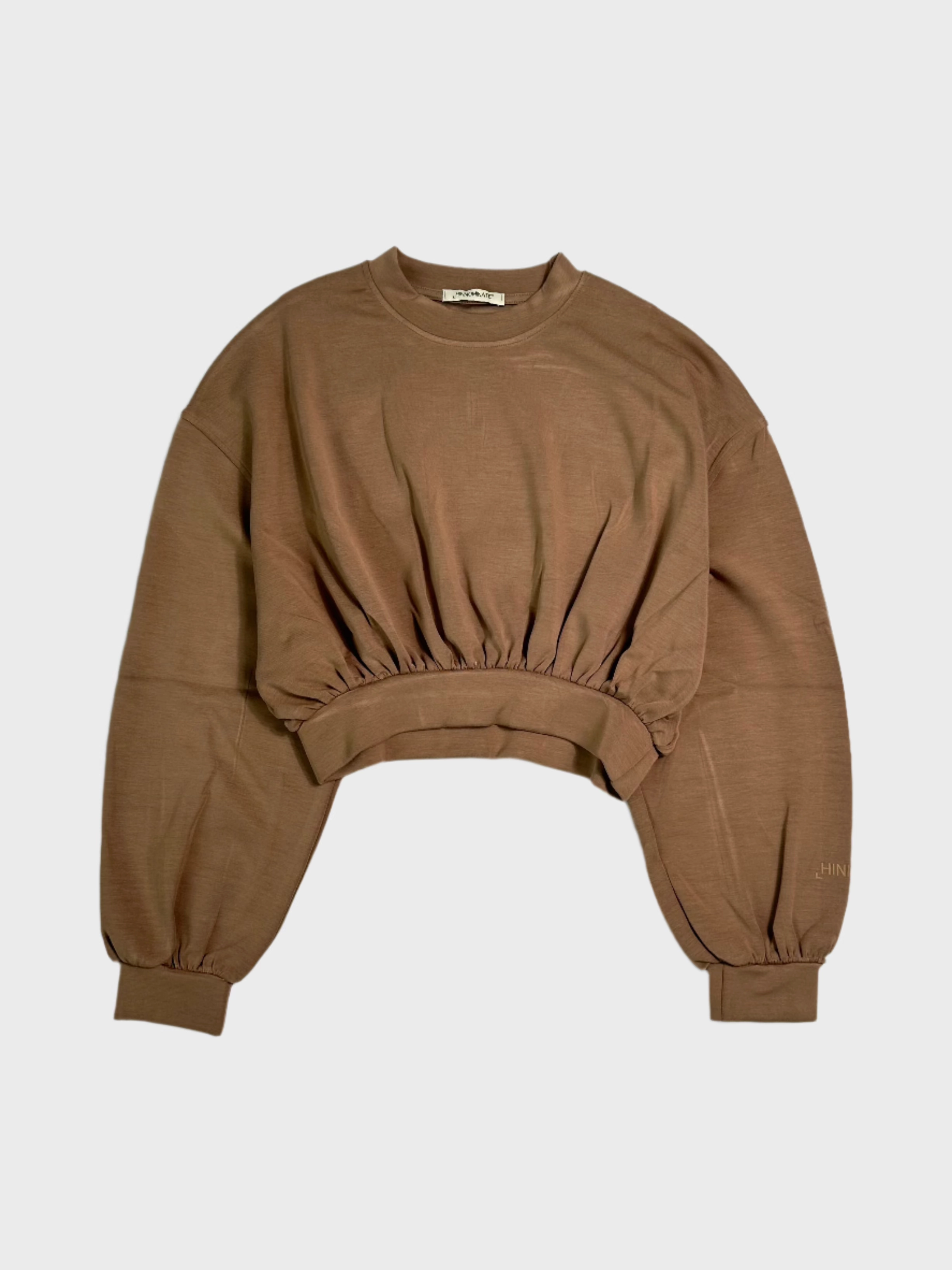 Felpa Cropped Girocollo Con Maniche A Sbuffo fabiani new arrivals t-shirts fabiani new arrivals t-shirts new arrival bathu sneakers
