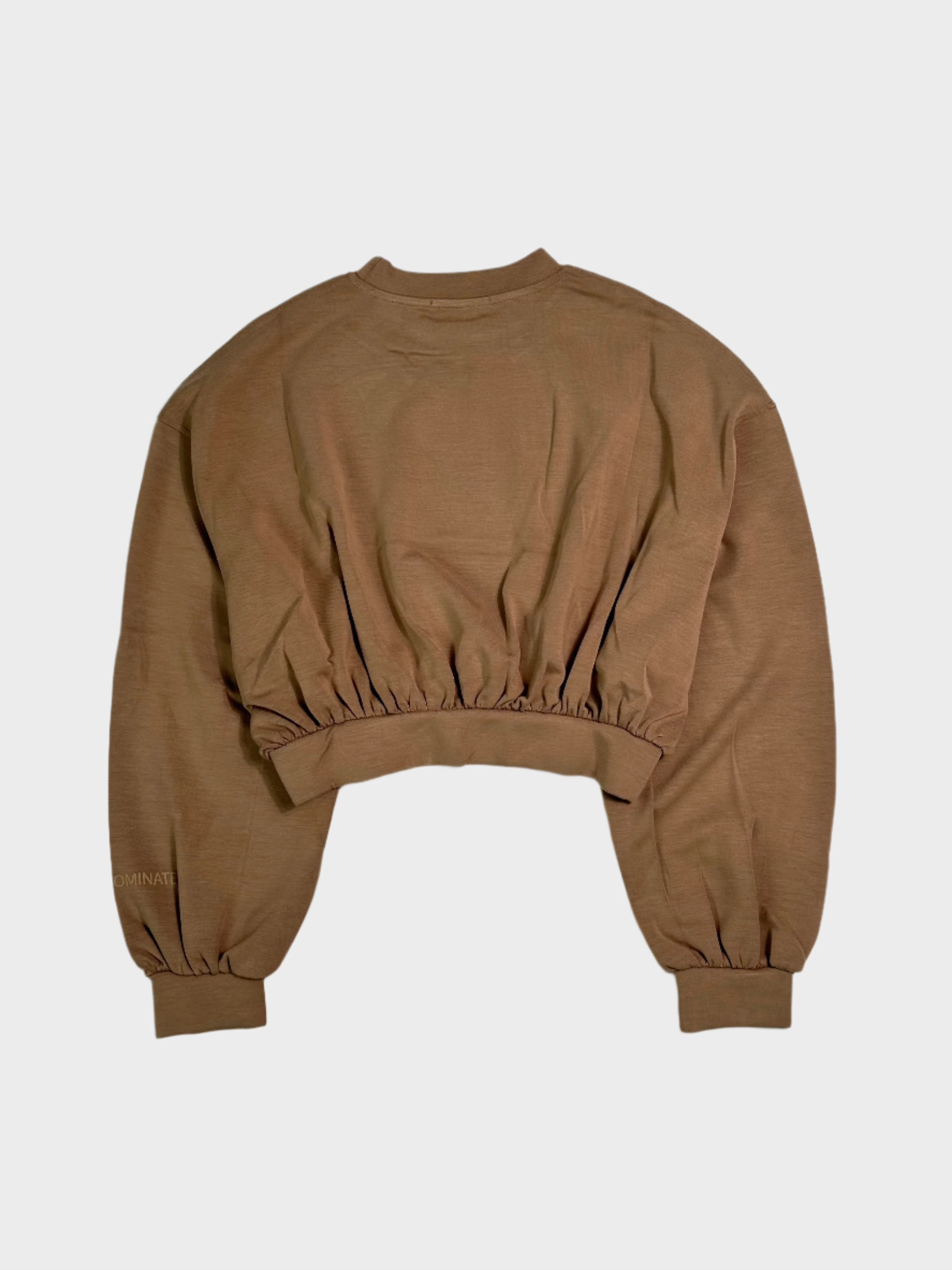 Felpa Cropped Girocollo Con Maniche A Sbuffo fabiani new arrivals t-shirts fabiani new arrivals t-shirts