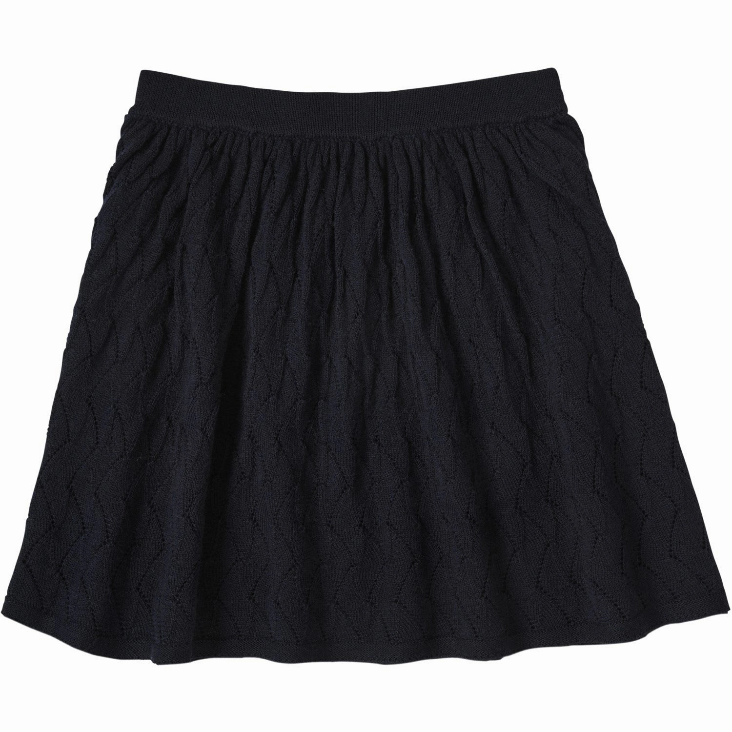 Finest FUB Dark Navy Pointelle Skirt High-quality