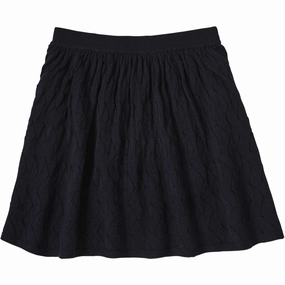 Finest FUB Dark Navy Pointelle Skirt High-quality