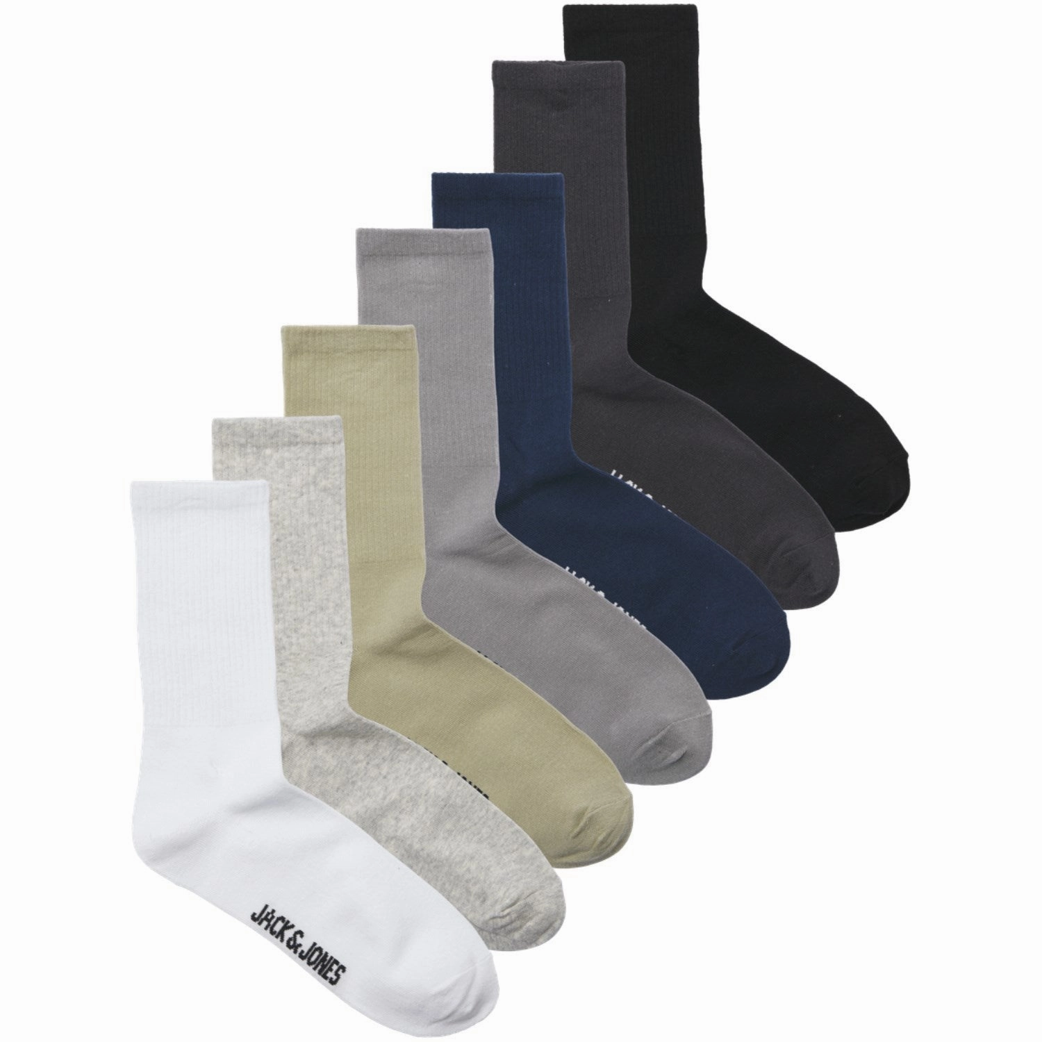 Finest Jack & Jones Junior Titan Jacnick Tennis Socks 7 Pack Jnr Exclusive