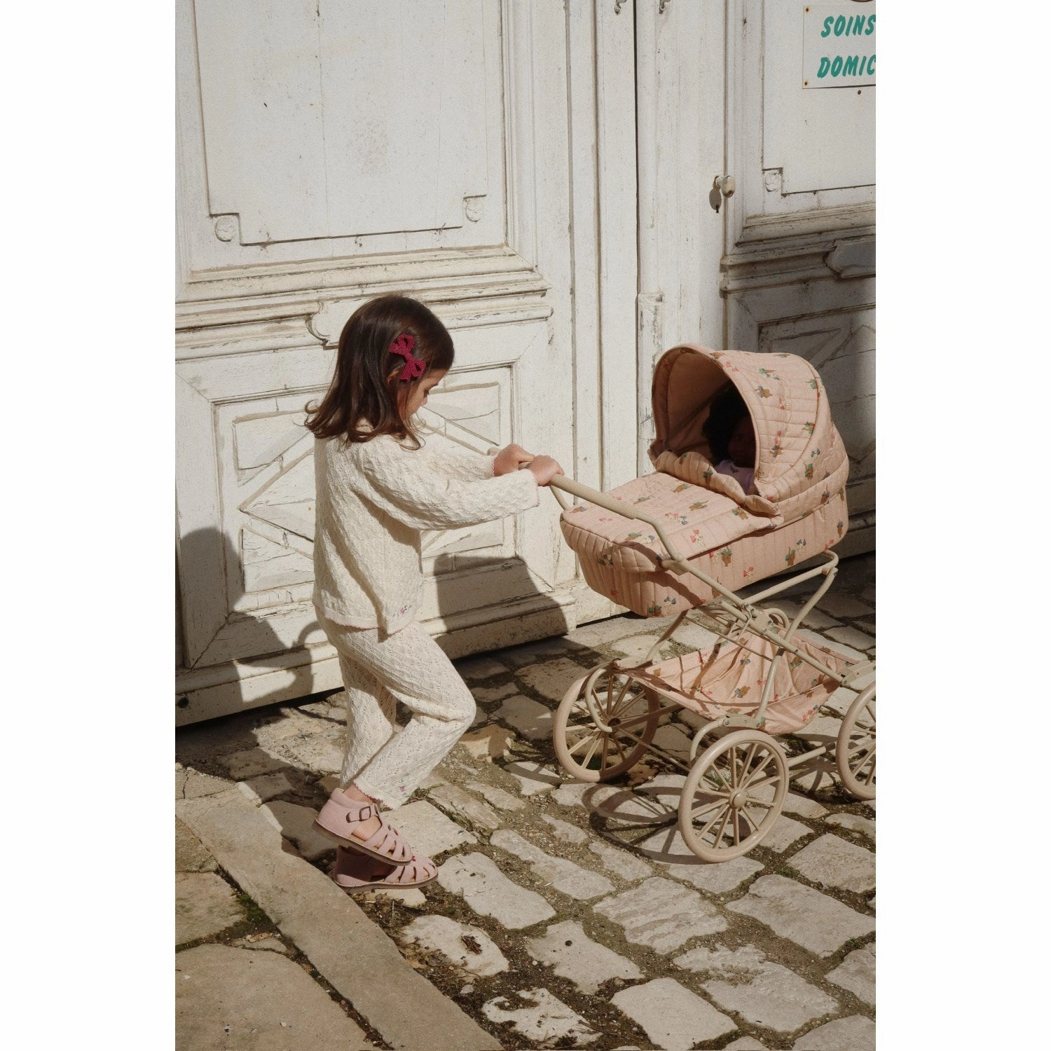 Finest Konges Sljd Cream Off White Rosier Cardigan