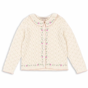 Finest Konges Sljd Cream Off White Rosier Cardigan Trendy